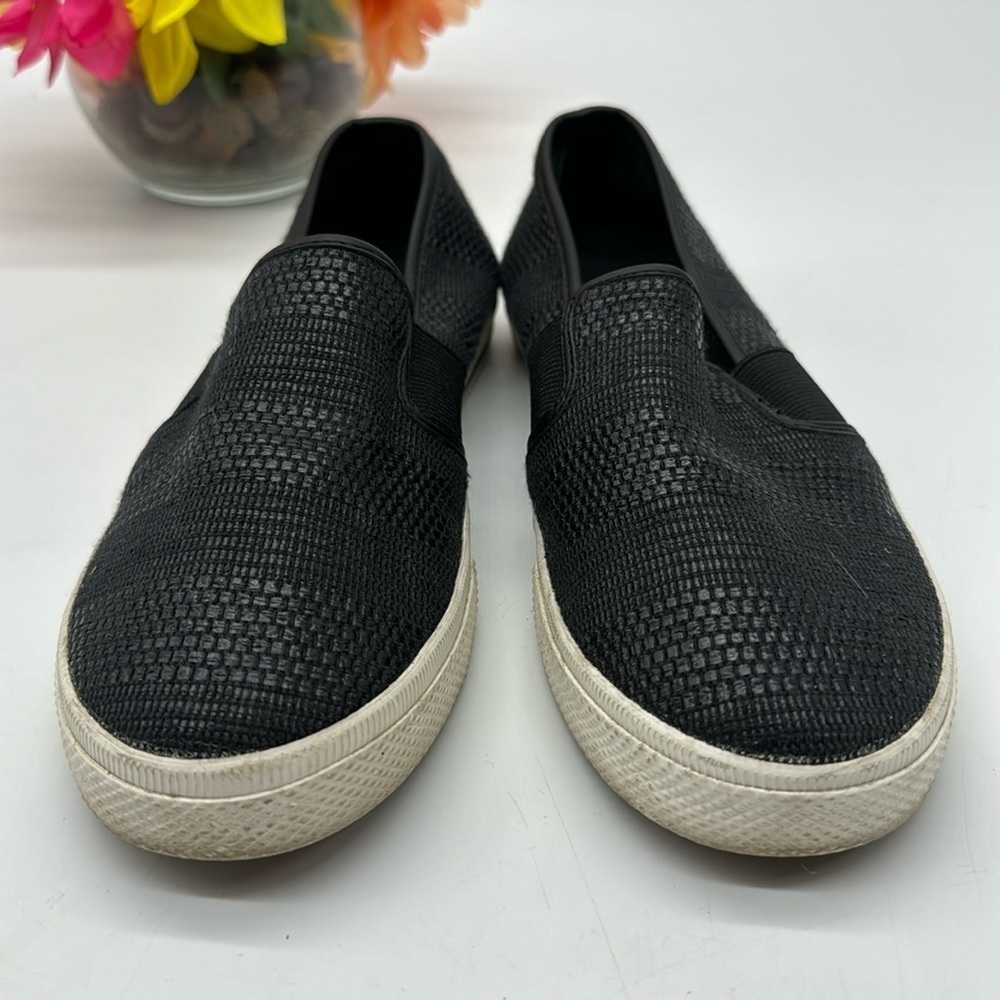 Lauren Ralph Lauren Jinny Black Slip On Sneakers Size 6.5 BLO6293D